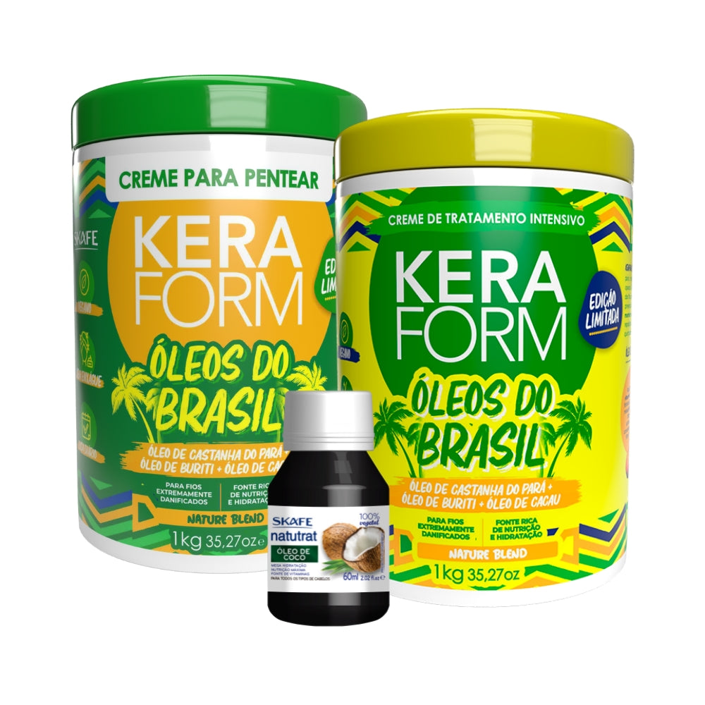 Kit Skafe Óleos do Brasil – Nutrição Profunda