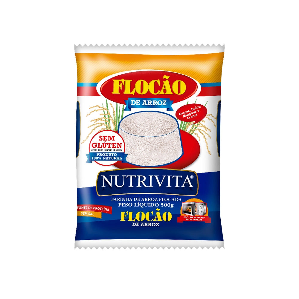 Flocão de Arroz Nutrivita 500g: O Ingrediente Versátil para Suas Receitas!