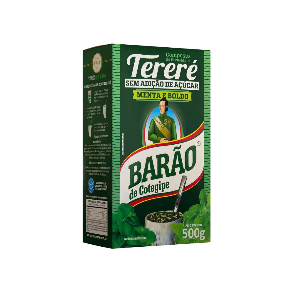Tereré Menta e Boldo Barão de Cotegripe - erva-mate para refrescar seu dia!