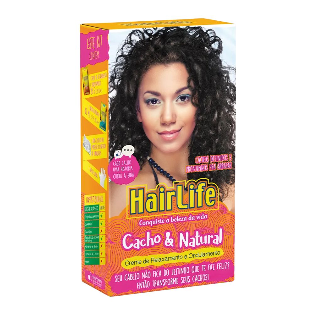 Creme de Relaxamento e Ondulamento Semprebella Hair Life Cacho & Natural 180gr