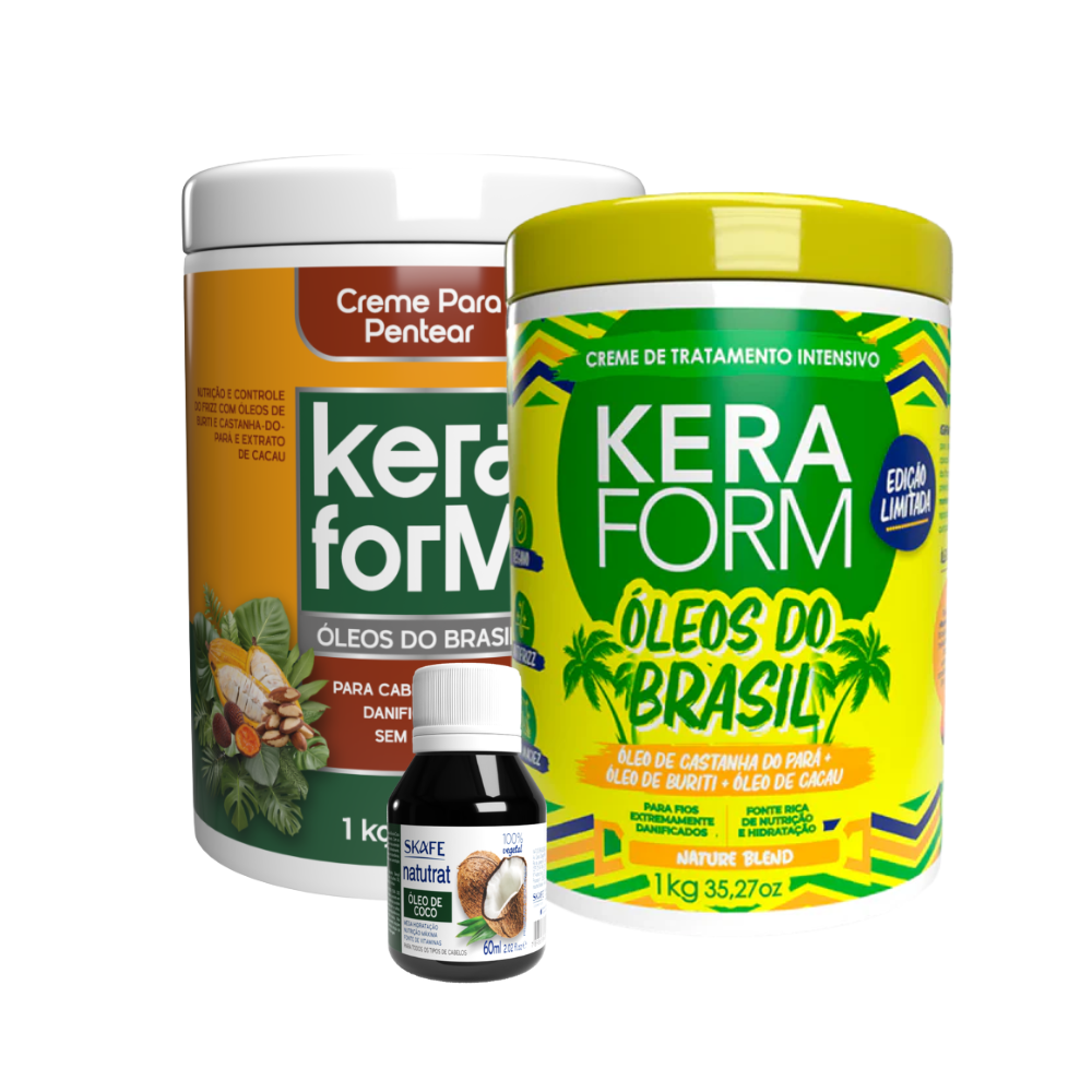 Kit Skafe Óleos do Brasil – Nutrição Profunda