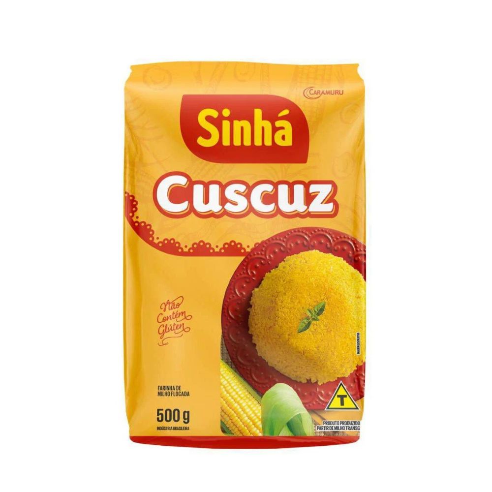 FARINHA DE MILHO FLOCADA CUSCUZ SINHÁ