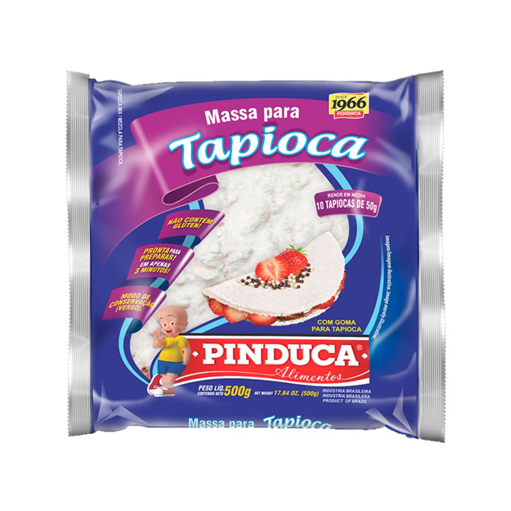 Massa para Tapioca Pinduca 500g | Prática e Sem Glúten