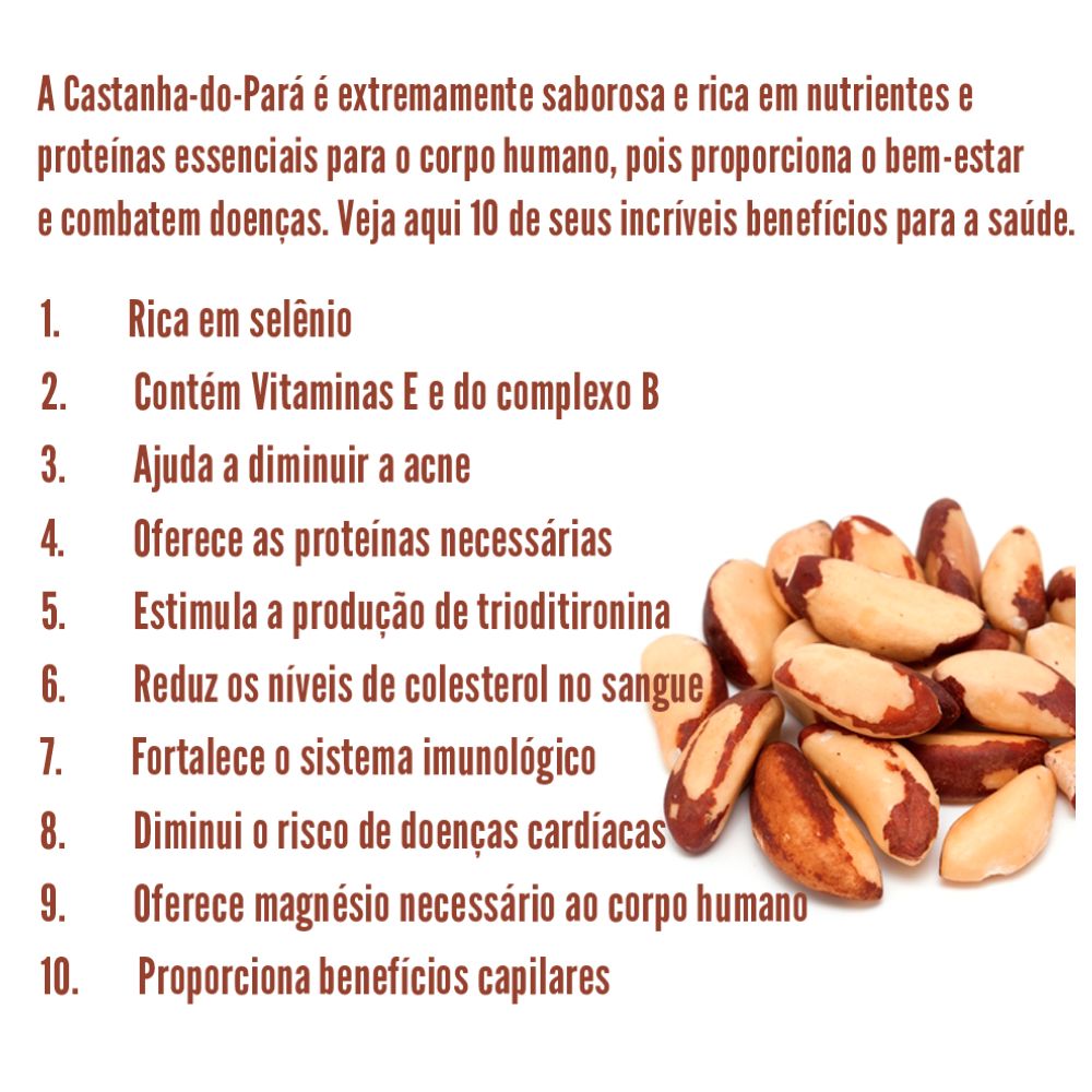 Castanha do Pará - Castanha do Brasil - 200g