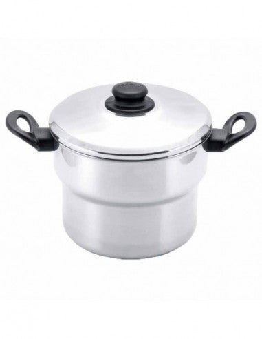 Cuscuzeira de Alumínio Polido 16cm - Panelux