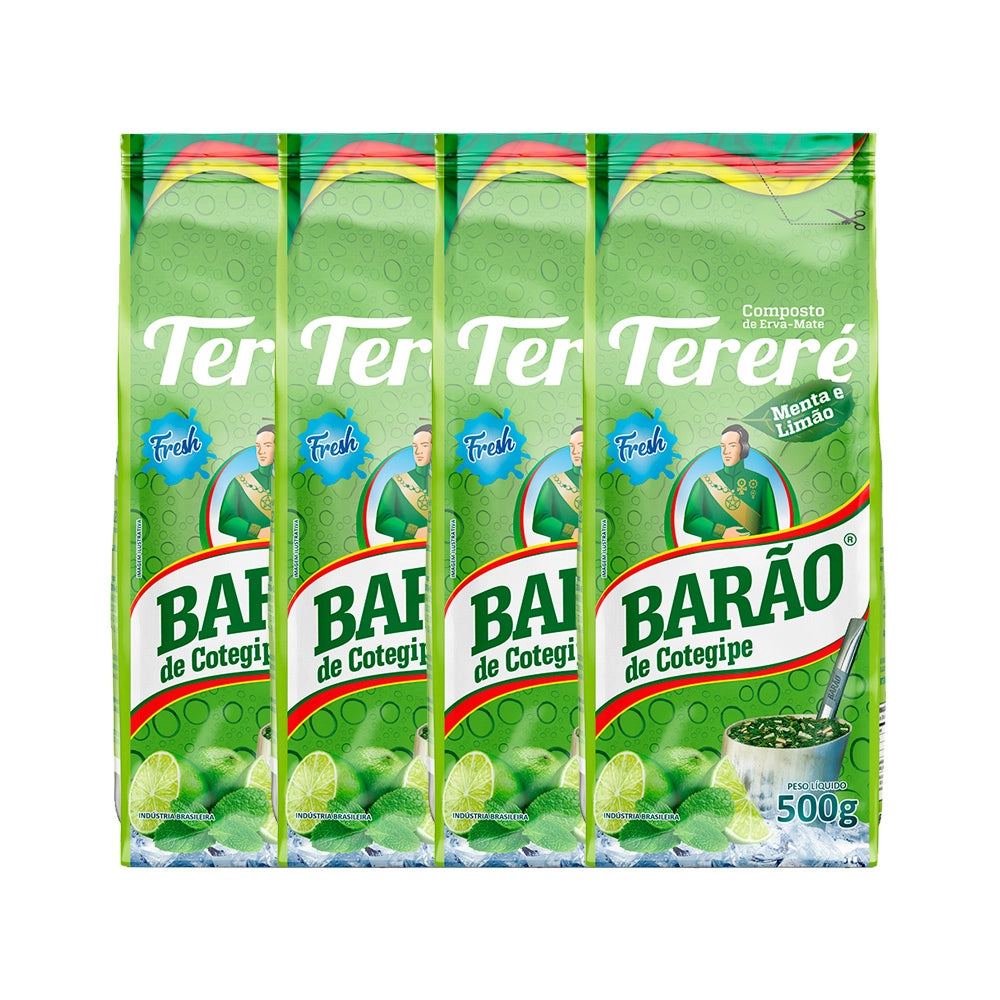 Erva-Mate Tereré Menta e Limão - Pack 4x 500Gr