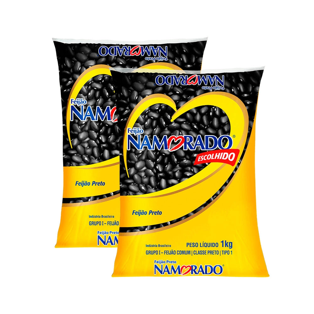 Feijão Preto Camil Namorado - Pack 2x1kg