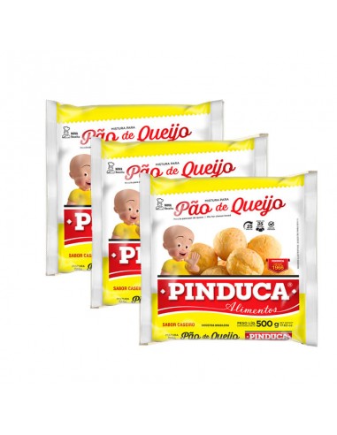 Mistura para Pão de Queijo Pinduca - Pack 3x500g