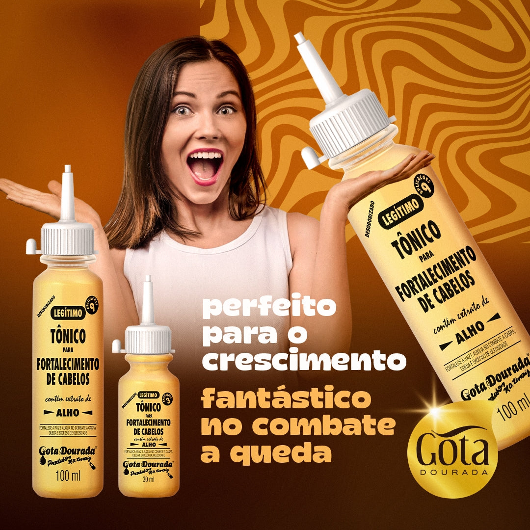 Descubra os benefícios de usar o Tónico de Alho da Gota Dourada para o ...