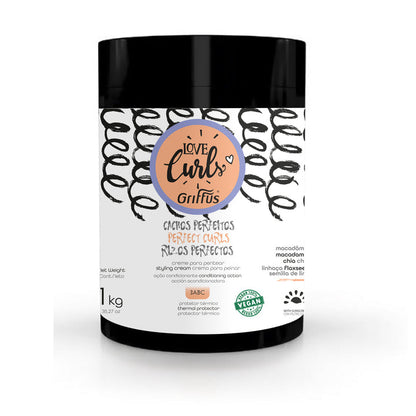 CREME PARA PENTEAR (3ABC) CACHEADOS LOVE CURLS 1KG - griffuscosmeticos