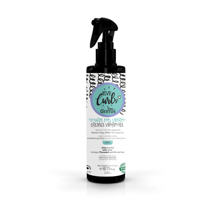 LEAVE-IN (4ABC) CRESPOS LOVE CURLS 240 ML - griffuscosmeticos