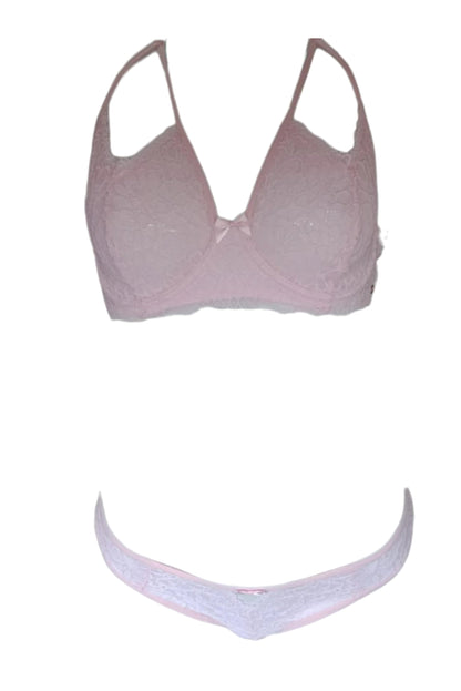 Conjunto calcinha/Cuecas e soutien/Sutiã sem bojo/push-up Gabi Lingerie Estilo Bralette Jopy