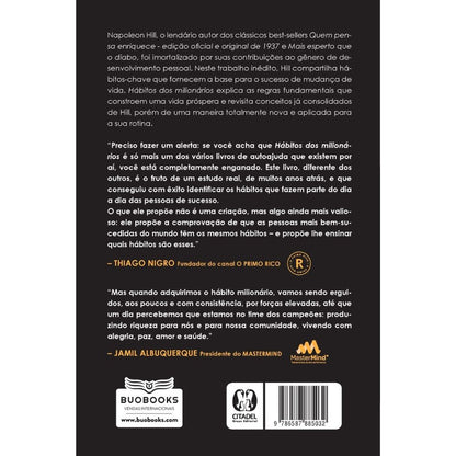 Hábitos dos milionários: segredos por trás maiores fortunas | Hill, Napoleon