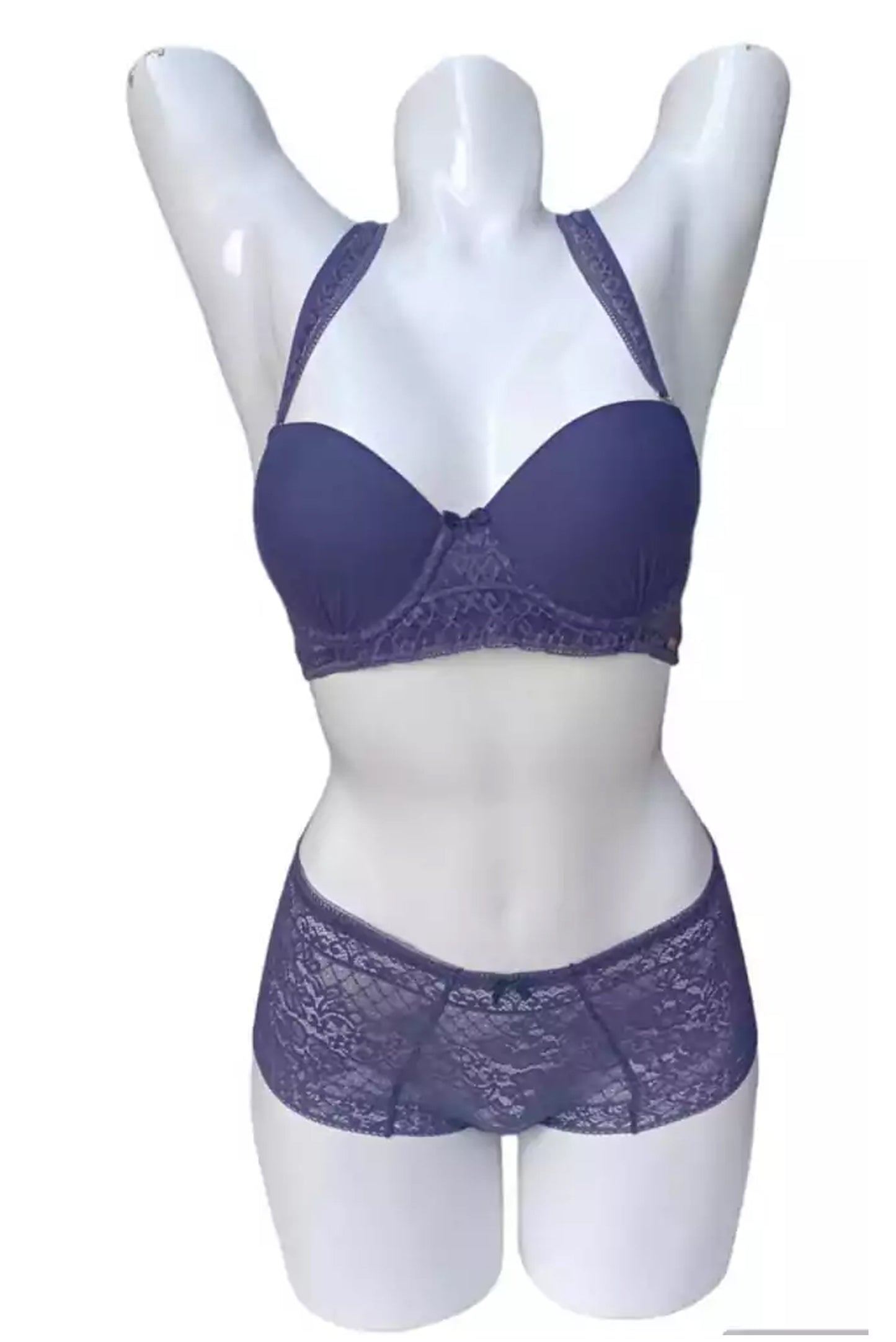 Conjunto calcinha/Cuecas e soutien/Sutiã tomara que caia com bojo/push-up Mavi Lingerie Jopy