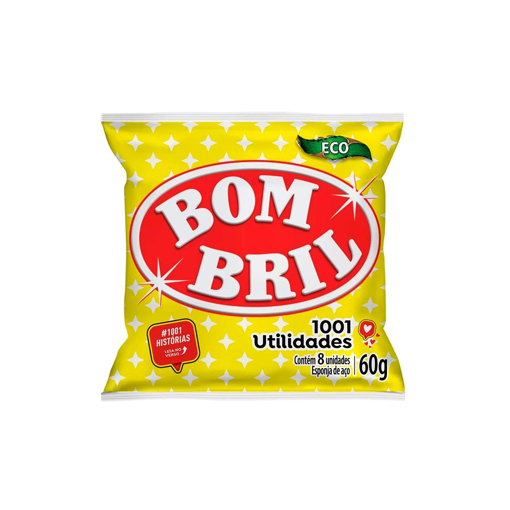 Esponja de Aço Bom Bril 8x60g