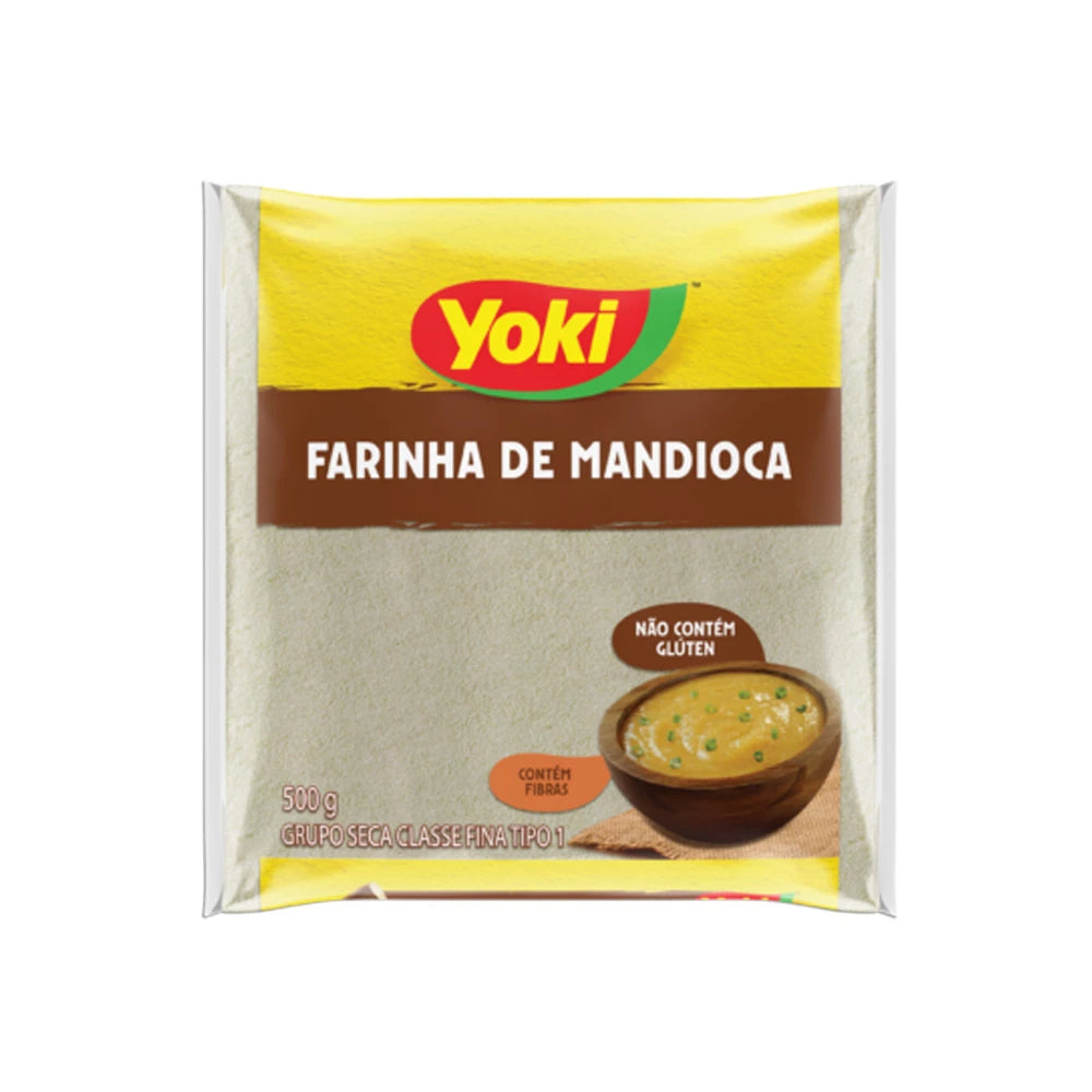 Yoki Raw Cassava Flour 500g – Natubrazil