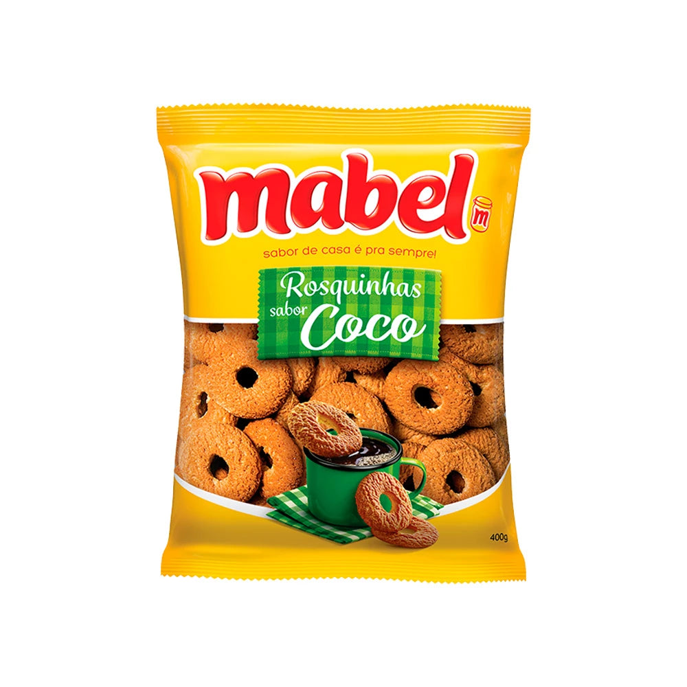 Rosquinhas sabor Coco - Mabel 350g