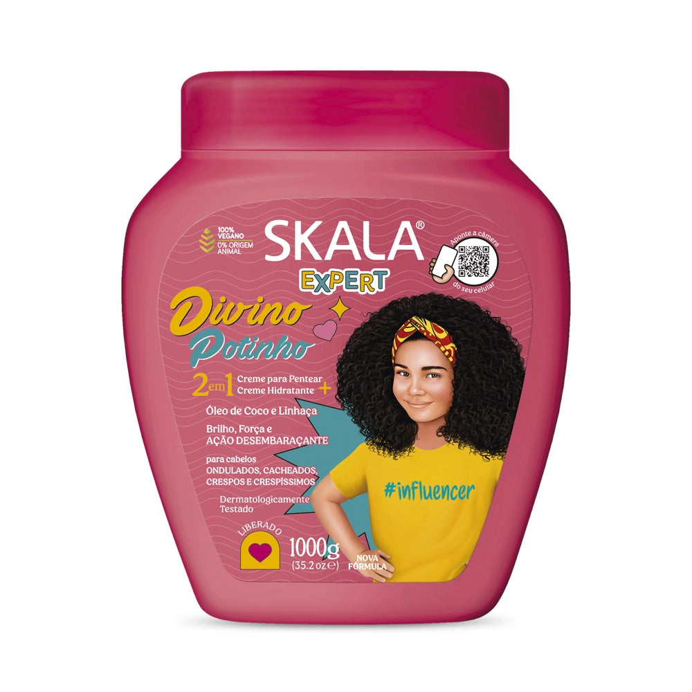 Máscara Capilar SKALA Kids - Hidratação e cuidado para os cabelos das crianças