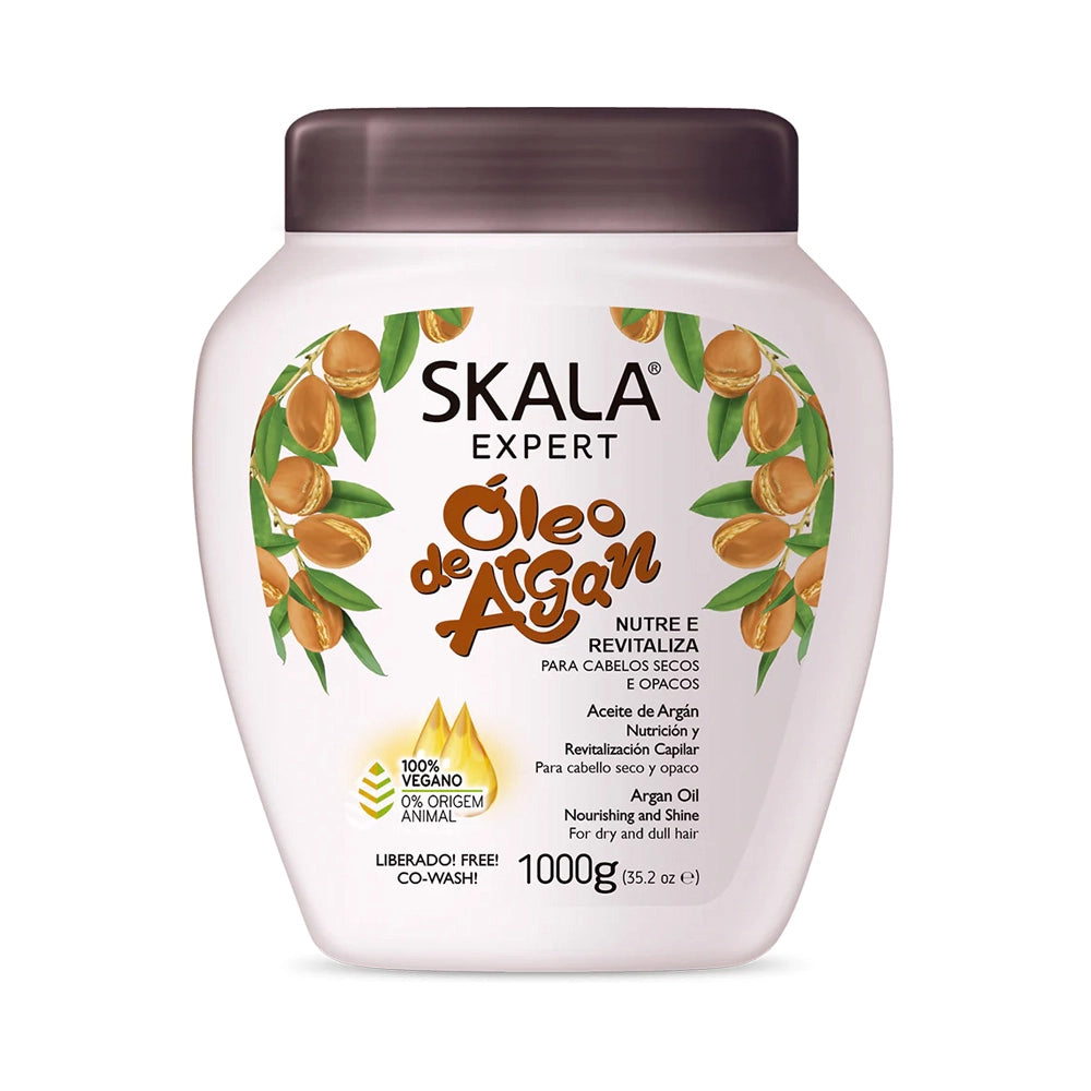 SKALA Óleo de Argan - Hidratação e Brilho para Cabelos Secos e Danificados