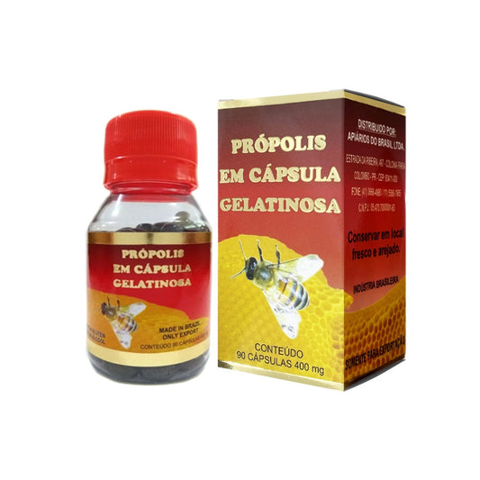 Propolis in Gelatin Capsule - 90 capsules (400mg)