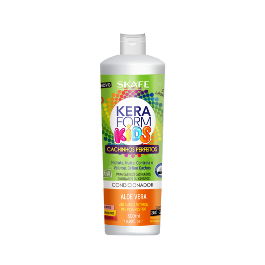 Condicionador Infantil Skafe Keraform Kids Cachinhos Perfeitos 500ml – Cuidado Suave para Cachos Infantis