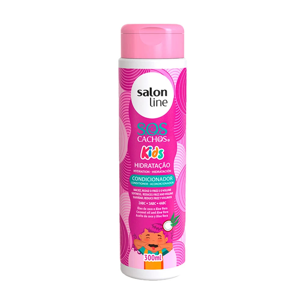 Condicionador Kids Hidratação SOS Cachos 300ml - Salon Line