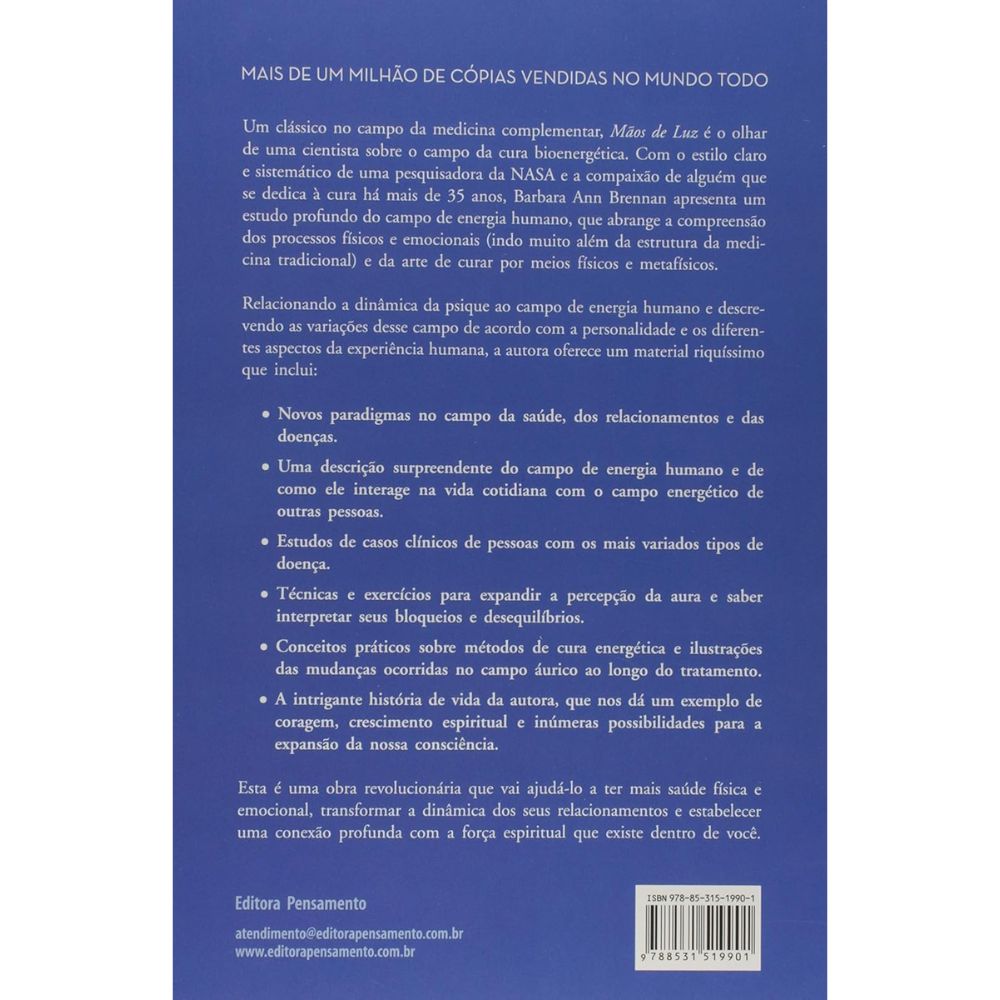 Mãos de luz: guia para cura através campo de energia humana | Ann Brennan, Barbara