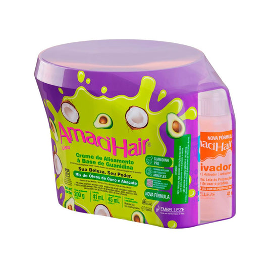 Amacihair Creme Alisante à Base de Guanidina – 210g