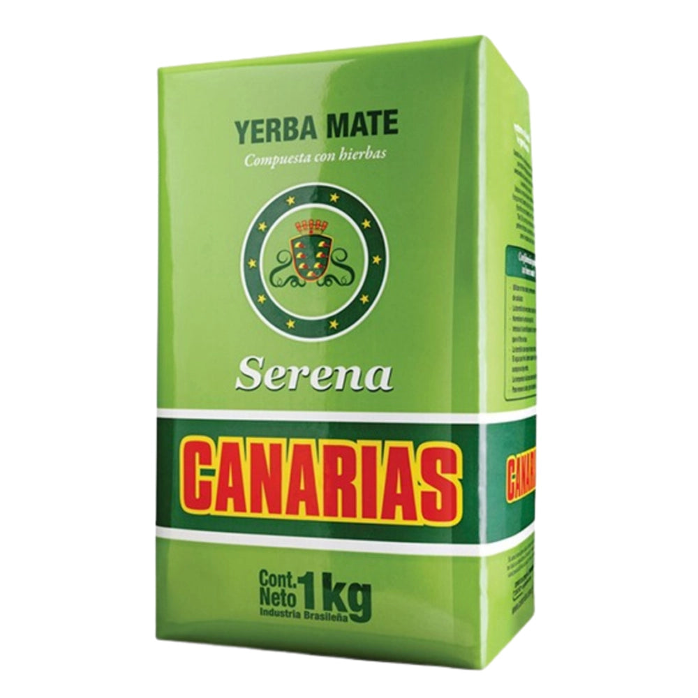 Canarias Serena Yerba Mate 1 KG | Ervas Mate Relaxantes e Autenticidade Sul-Americana