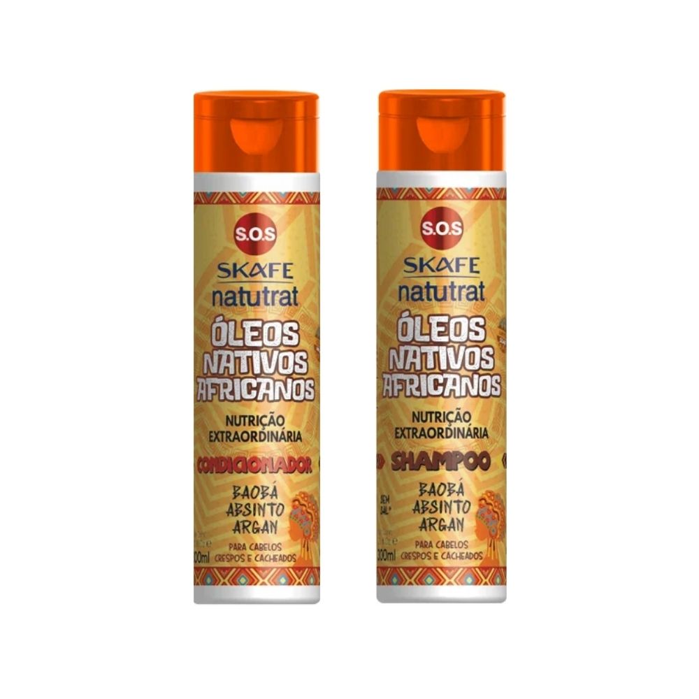 Kit S.O.S. Africanos Shampoo e Condicionador