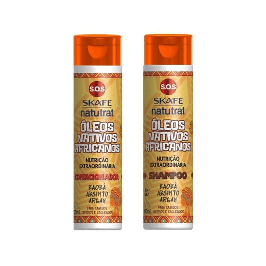 Kit S.O.S. Africanos Shampoo e Condicionador