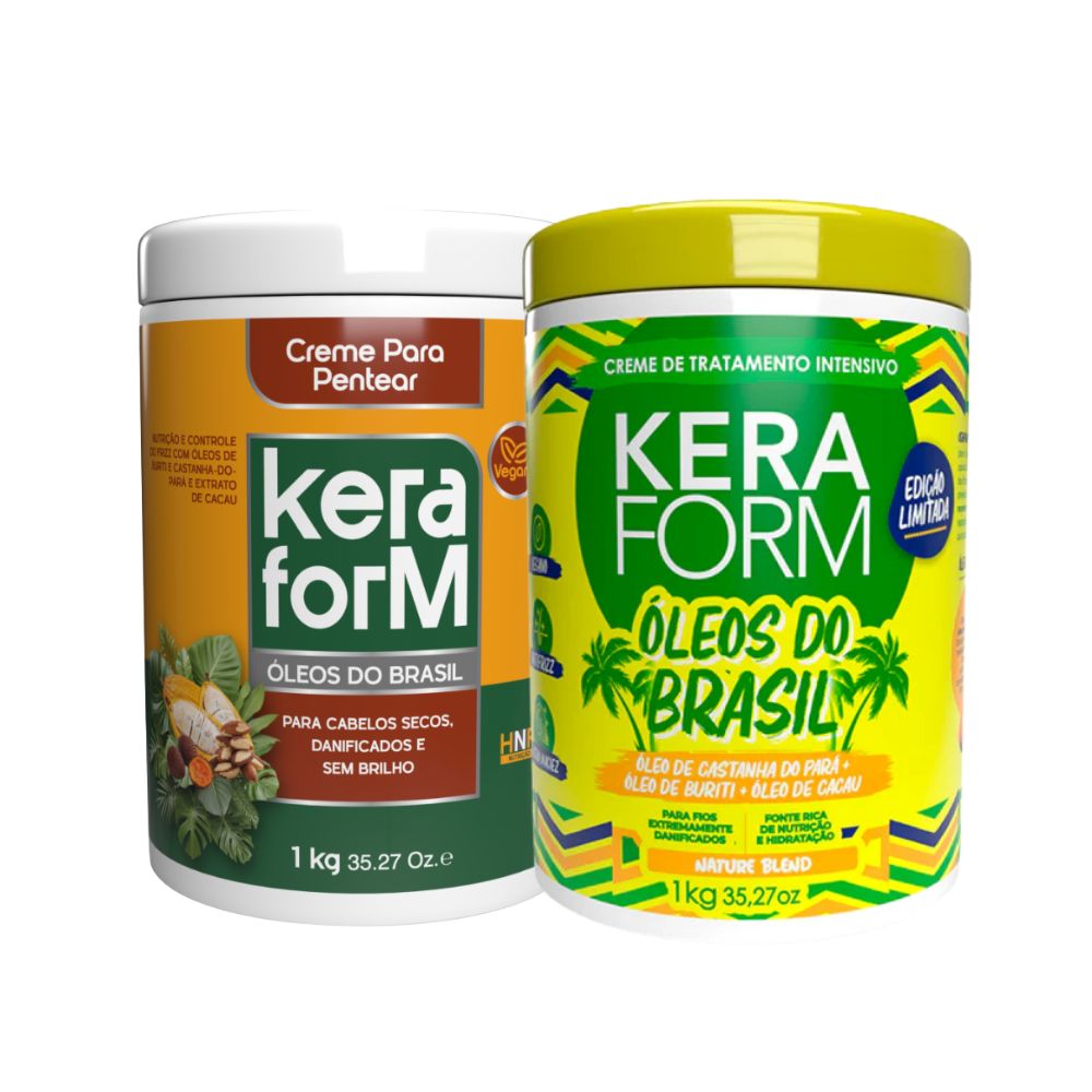 Kit Skafe Óleos do Brasil – Nutrição Profunda