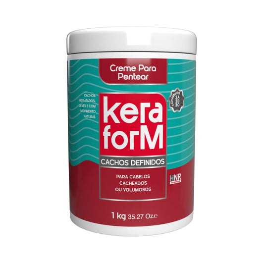 Creme para Pentear Skafe Keraform Cachos Definidos 1kg – Hidratação e Definição Intensa para Cabelos Cacheados
