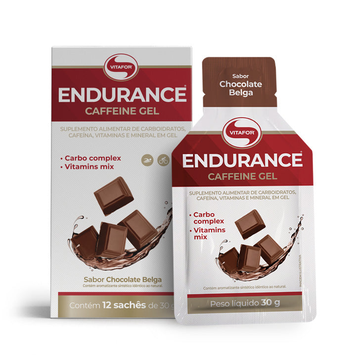 Endurance Caffeine gel - 12 sachês 30g