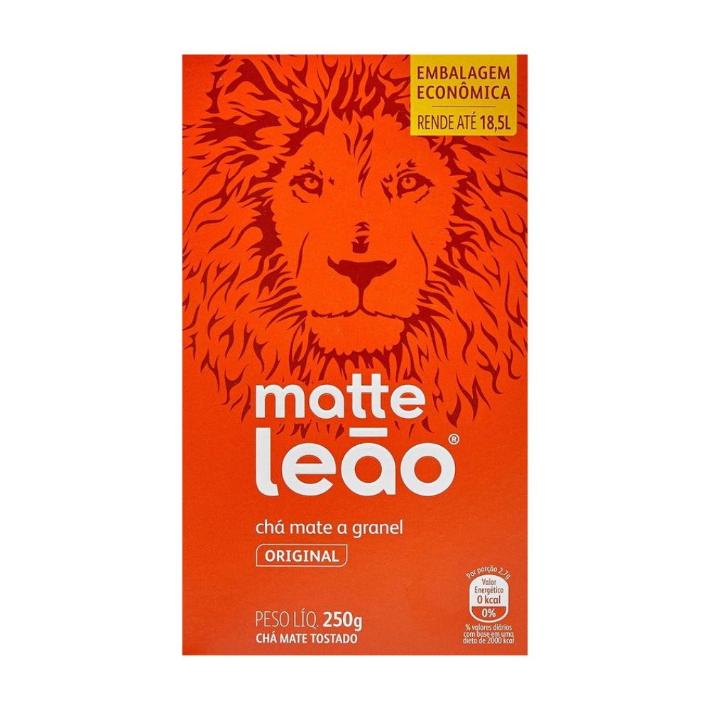 Chá matte leão 250gr - Rende até 18,5L