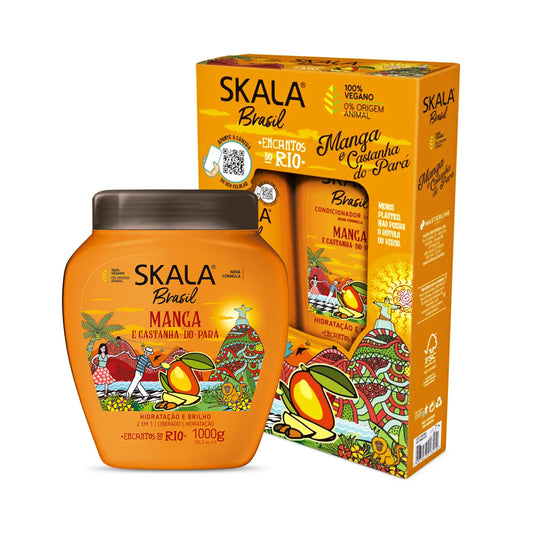 Skala Mango and Brazil Nut Pack Shampoo 325ml + Conditioner 325ml + Mask 1kg