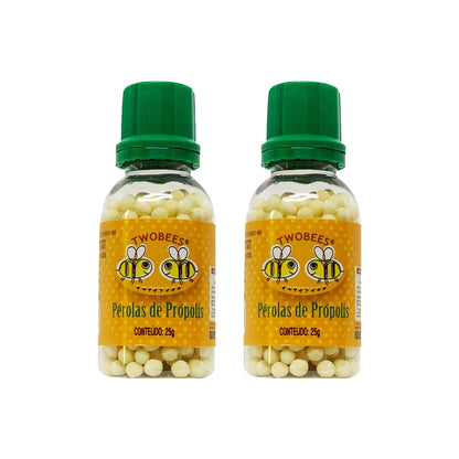 Pérolas de Própolis Twobees - Pack 2x 25g