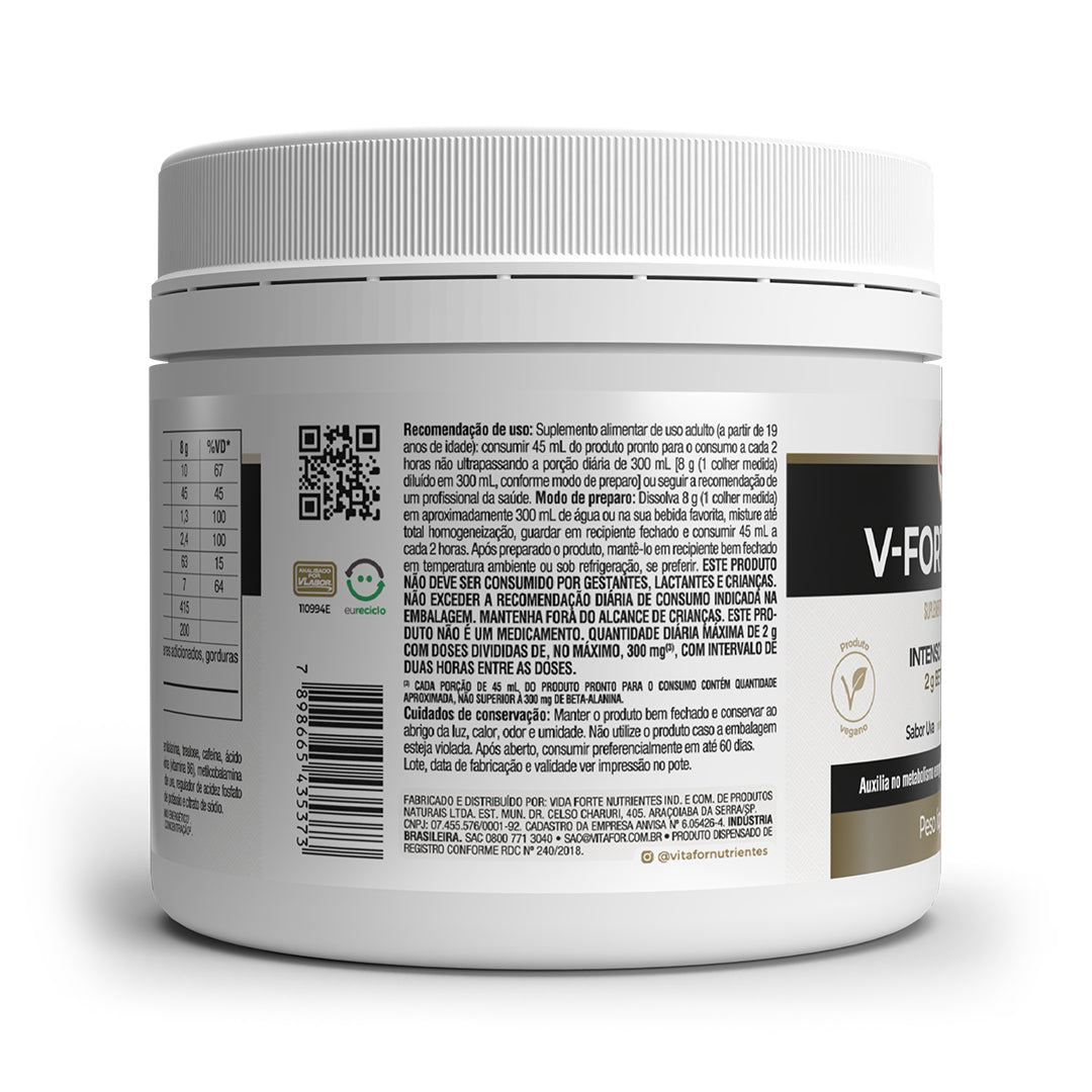 V-Fort Ultra (Pré-treino) - 240g Uva com Beta Alanina