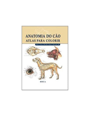 Livro, Anatomia do Cão Atlas para Colorir 1/03[LS]