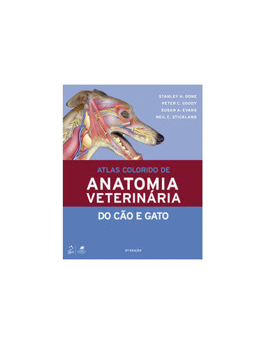 Livro, Atlas Colorido de Anatomia Veterinária do Cão e Gato 2/10[LS]