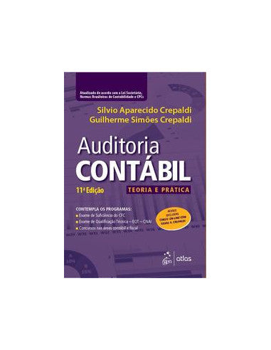 Livro, Auditoria Contábil Teoria e Prática (Crepaldi) 11/19[LS]