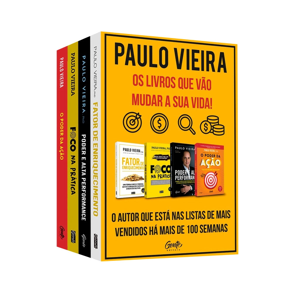 Box Os Livros que vão mudar a Sua Vida - de Paulo Vieira