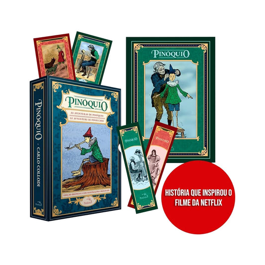 Box Pinocchio - The Adventures of Pinocchio - by Carlo Collodi