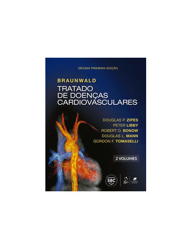 Livro, Braunwald Tratado de Doenças Cardiovasculares 2 vols 11/22[LS]