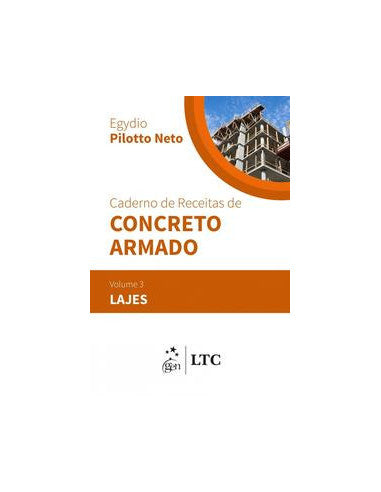 Livro, Caderno de Receitas de Concreto Armado 3 Lajes 1/18[LS]