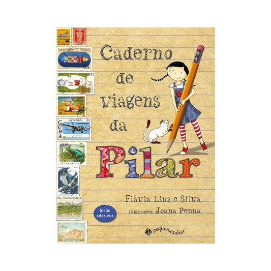 Livro, Caderno de viagens de pilar - de Flávia Lins e Silva