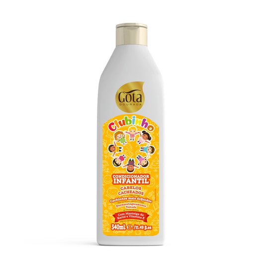 Condicionador infantil Clubinho cabelos cacheados - 340ml