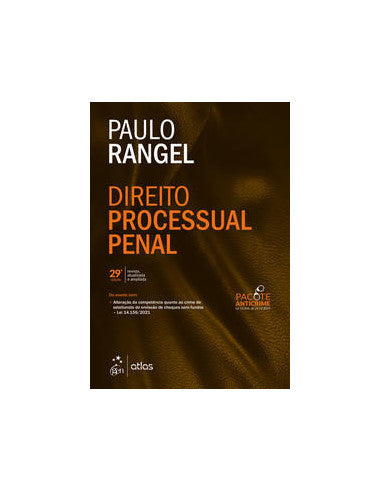 Livro, Direito Processual Penal (Rangel) 29/21[LS]