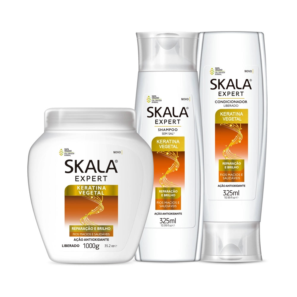 Pack Skala Keratina Shampoo 325ml + Mask 1kg + Conditioner 325ml