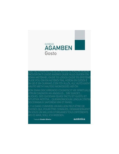 Livro, Gosto (Agamben)[LS]